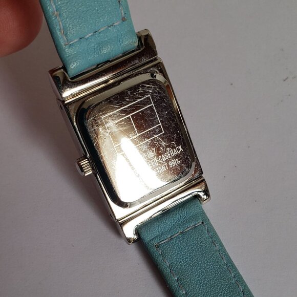 TOMMY HILFIGER Watch Reversible Leather Band Pink Blue - Picture 6 of 14